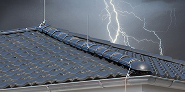 Äußerer Blitzschutz bei Elektro Stier GmbH in Frankfurt